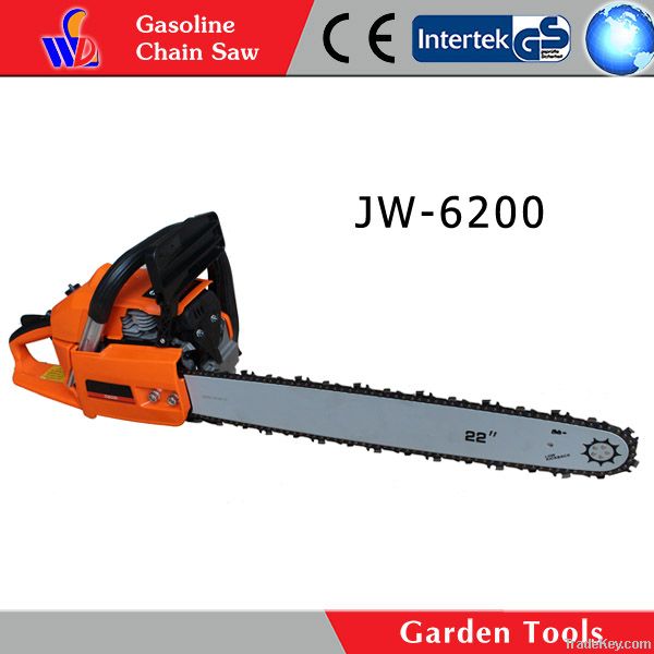 good durability gasolined chain saw 62CC