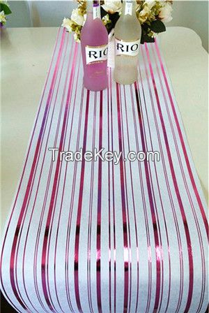 colorful sparkling nonwoven table runner/table linen