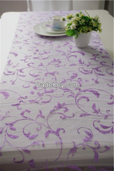 glitter organza table runner chemin de table