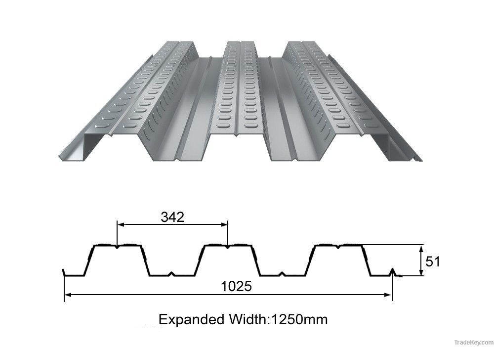 Galvanized Floor decking