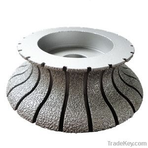 vacuum brazed  diamond profiling wheel