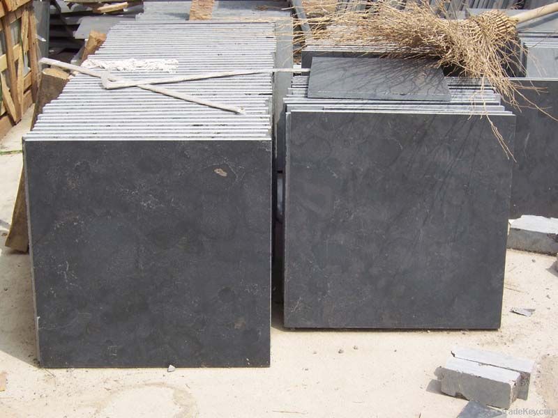 blue limestone paving tiles