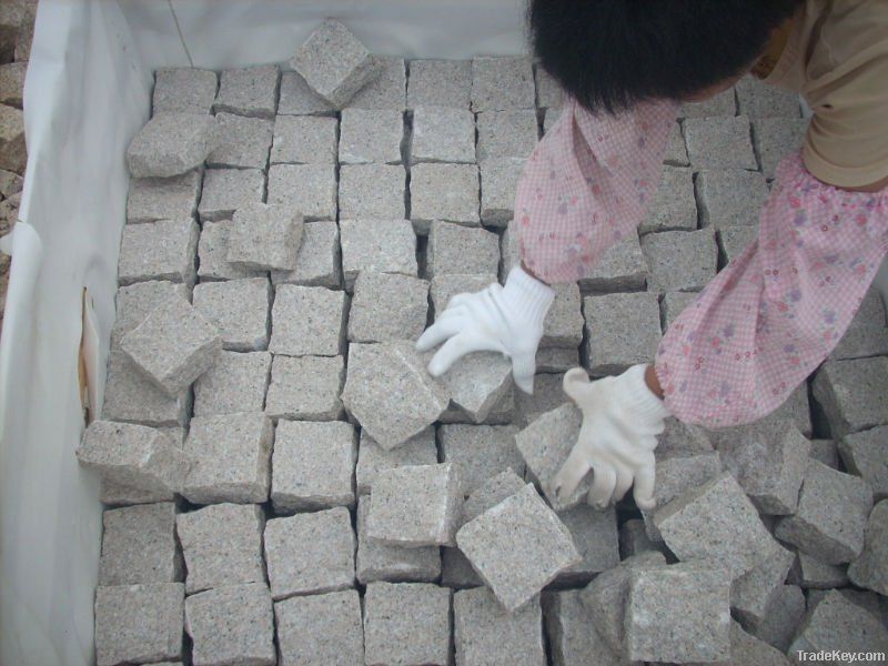 nature granite cube stone for paving