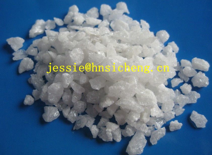 White Corundum Crystals Grains 3-5mm