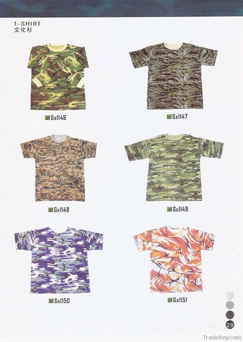 Camo Cotton T-shirt