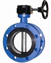 Cast iron Double-Flange Butterfly Valve