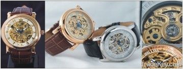 skeleton mechanical watch automatic movement