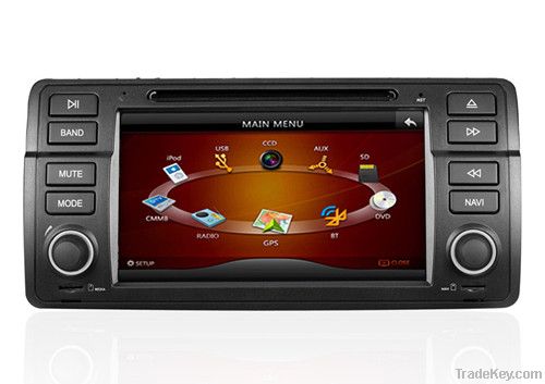 BMW E46 car dvd player gps canbus dvb-t mp3/mp4 ipod usb tv cd vcd