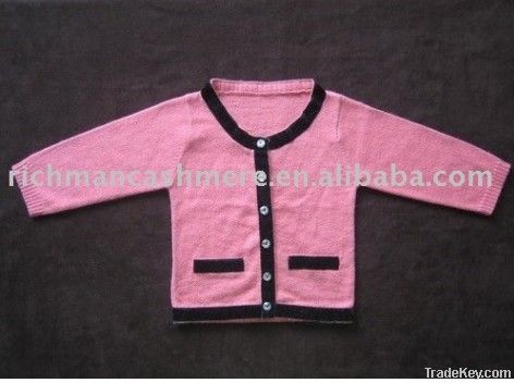 girl baby cashmere cardigan Language Option  French