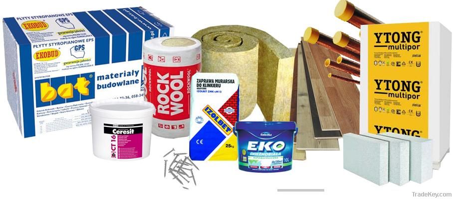 Building and decorating materials