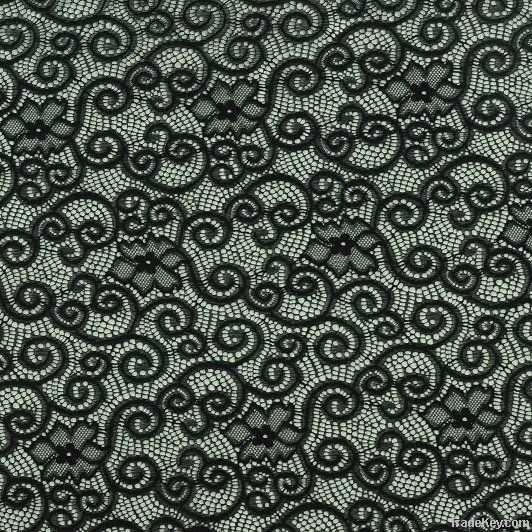 Nylon Spandex Lace Embroider Fabric 0011