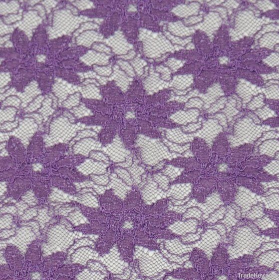 Nylon Spandex Lace Embroider Fabric 1015