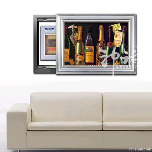 Sliding photo frame-wall decor