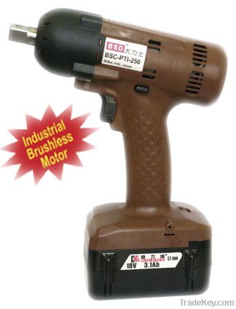 Industrial Impact Cordless Screwdriver with Brushless Motor, 18V Li-i