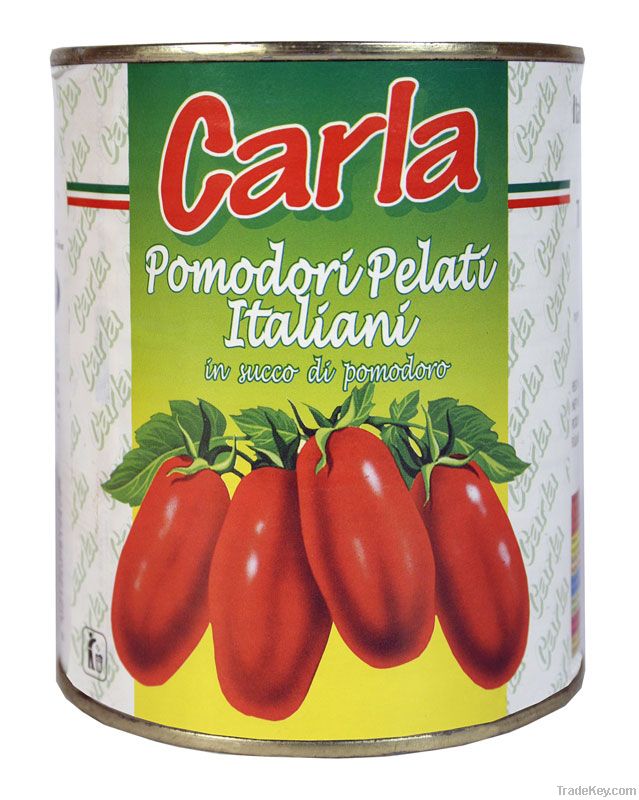 Whole Peeled Tomatoes in Tomato sauce Italy New Crop available