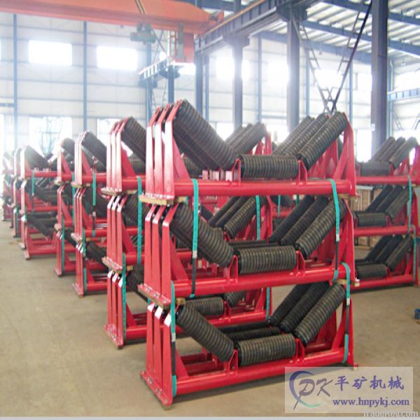 Steel, HDPE conveyor roller idler