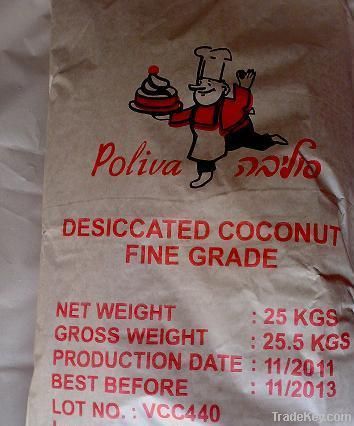 LOW FAT  DESICCATED COCONUT -FINE GRADE