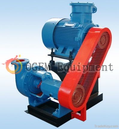 Shearing pump-Overhead belt drive