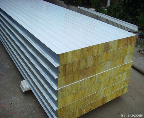 Composite Rockwool Sandwich Wall Panels