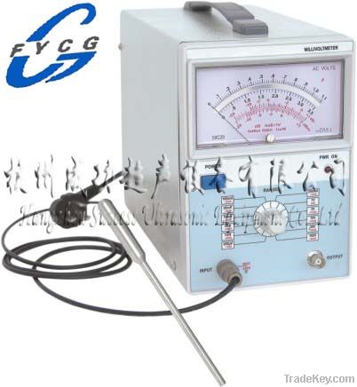 Ultrasonic power measuring meter