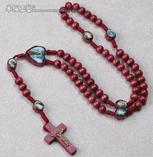 Wooden Beads Cord Rosary/Cord Rosary Necklace