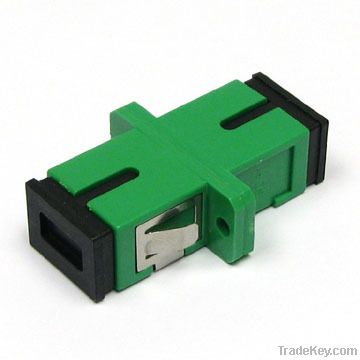 Duplex Fiber Optic LC/APC Adapter