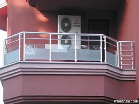 Aluminium balustrade, handrail