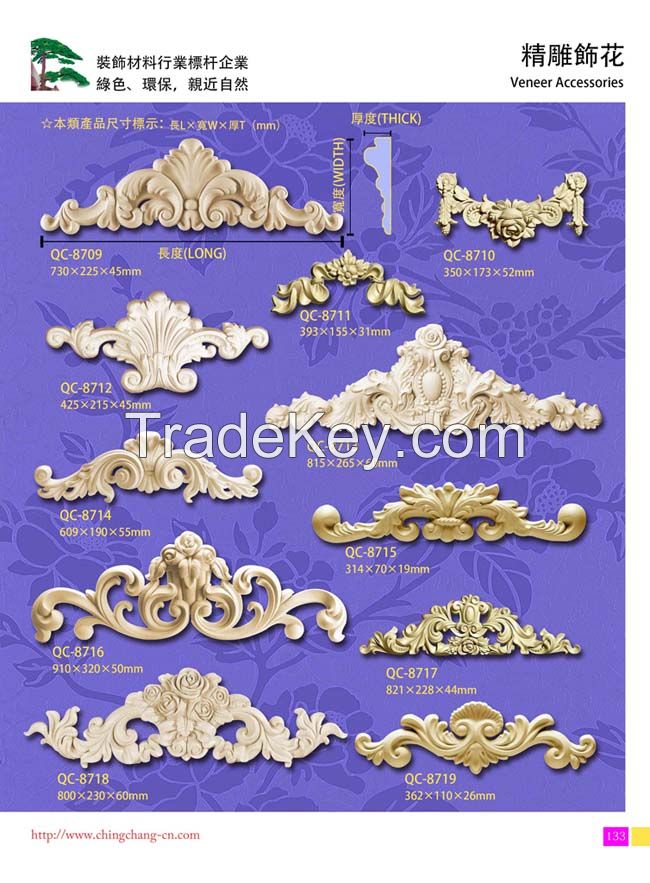 PU ornaments/PU Wall Plaques/PU decorative