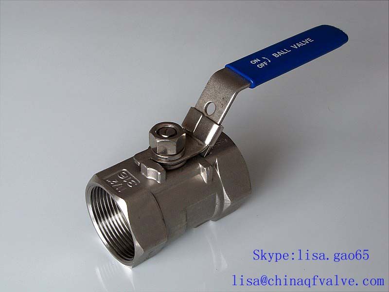 1 piece ball valve