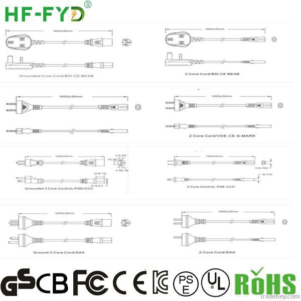 36W-60W 5V8A 9V3.5A 9V4A 9V4.5A 9V5A 9V6A Adapter cUL/FCC/CE/GS/CB/SAA