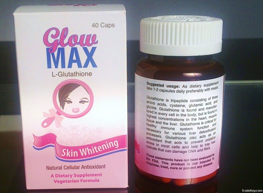 GlowMAX (glutathione 500mg) skin whitening dietary suppelment