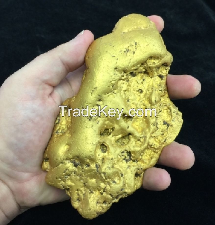 Au Gold Dust, Nuggets and dore Bars and Rough Diamond, Gold Bullion