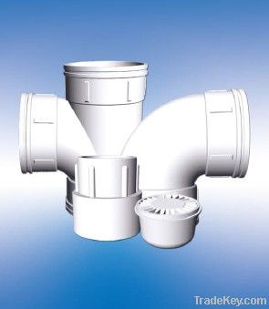 PVC pipe and fittings for drainage