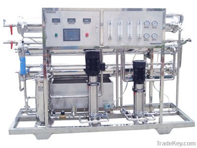 Two--stage reverse osmosis purifying water units