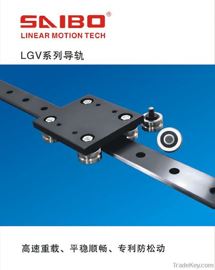 Heavy load roller wheels linear guides