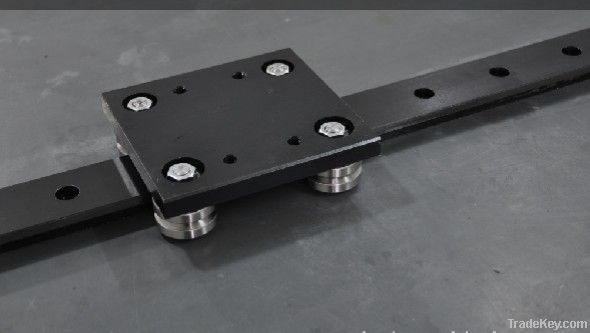 Heavy load roller wheels linear guides