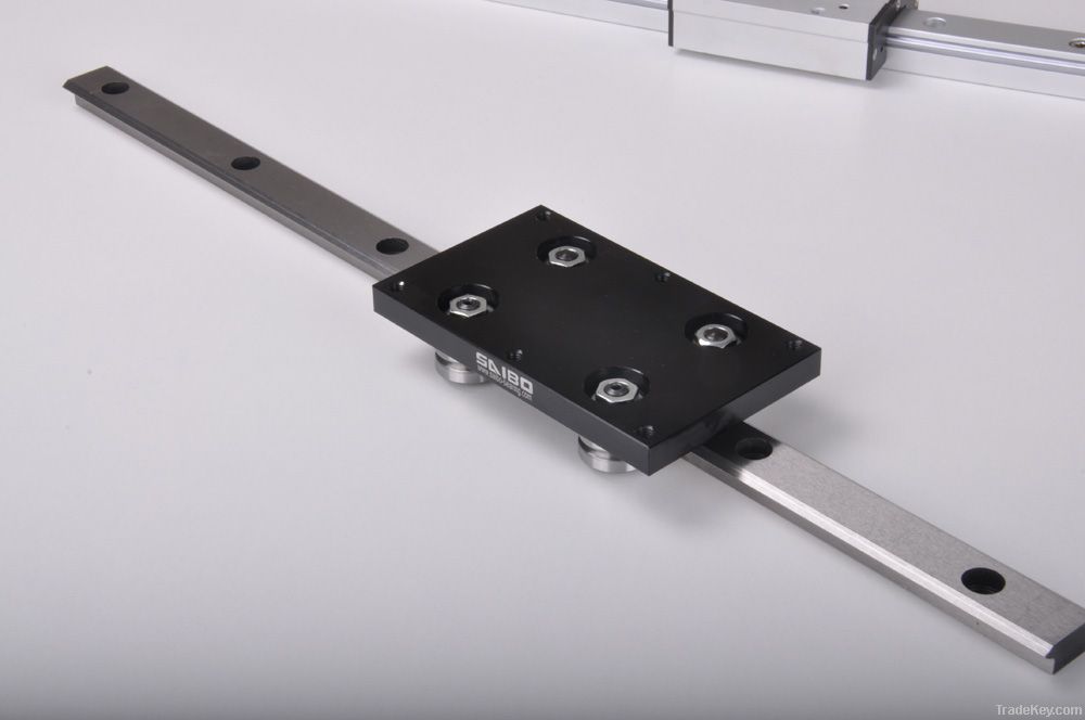 Heavy load roller wheels linear guides