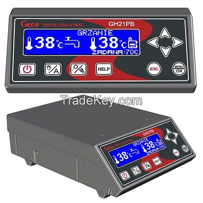 Controller for pellets and wood boilers