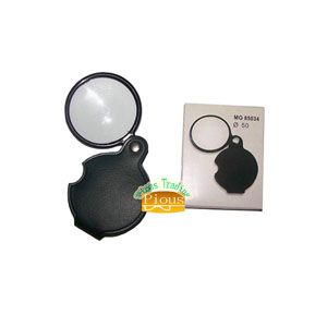 Magnifier with Leather sheath/portable magnifying glass