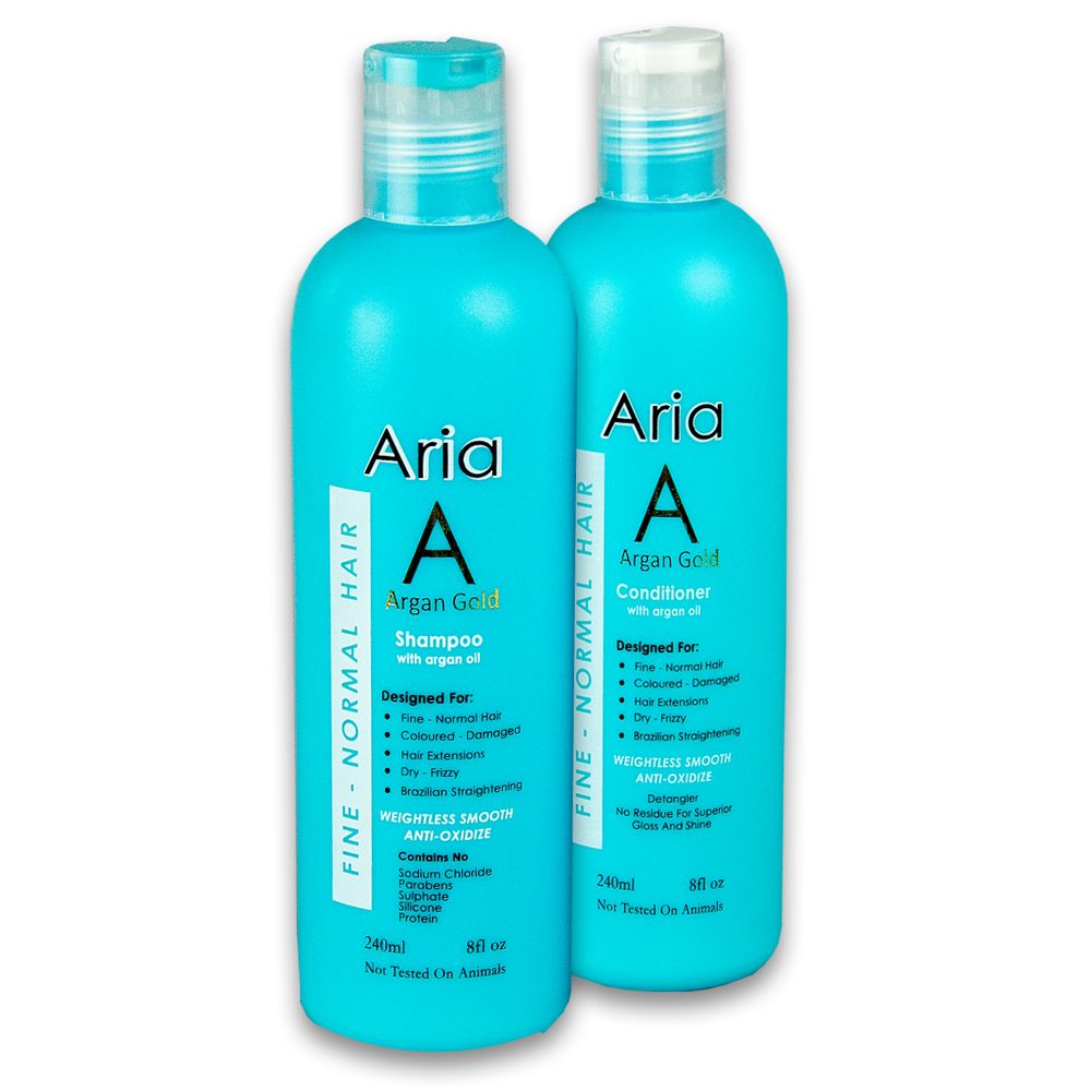 Aria A Argan Gold Shampoo &amp; Conditioner 500ml 