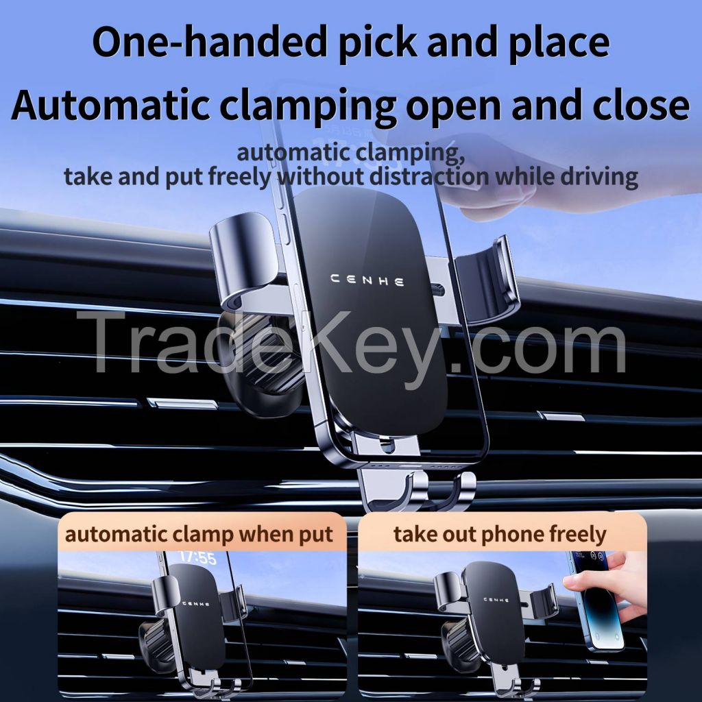 360 Degree Rotation Adjustable Car Mobile Phone Holder