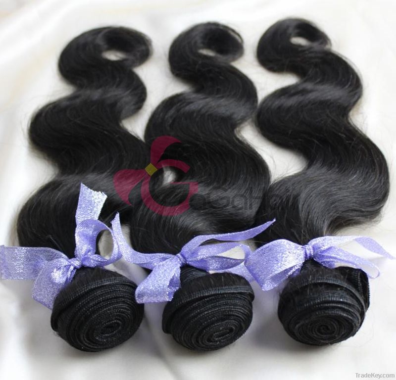 2014 New Brazilian Virgin Human Hair Weaving 12-30 Hair extensions