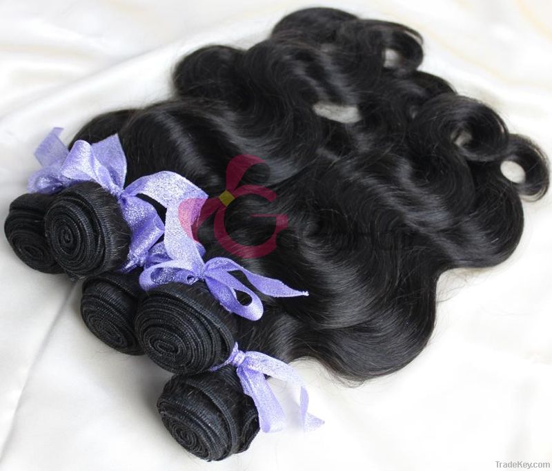 2014 New Brazilian Virgin Human Hair Weaving 12-30 Hair extensions