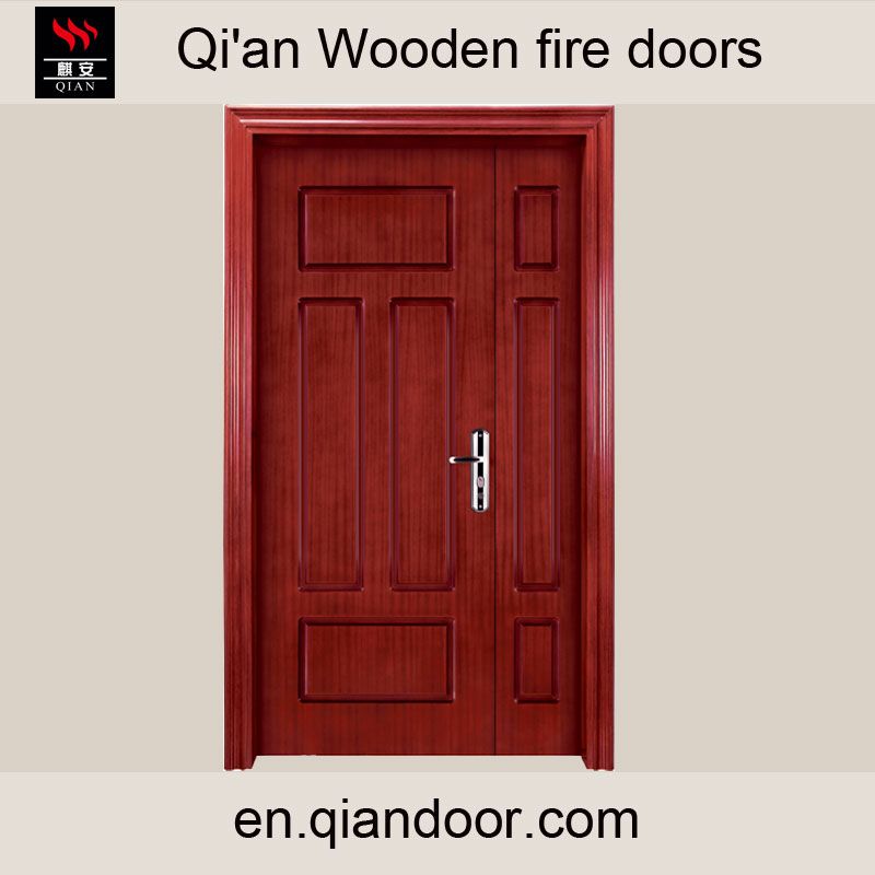 Wooden fire door