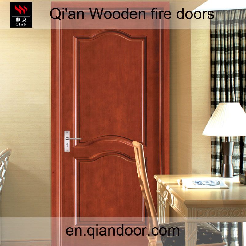 Wooden fire door