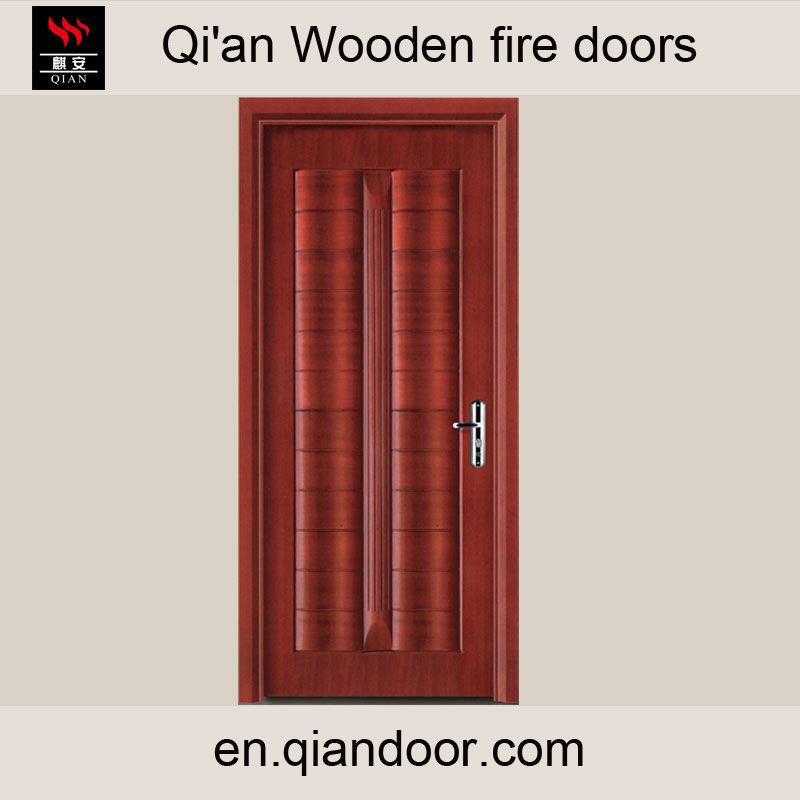 Wooden fire door