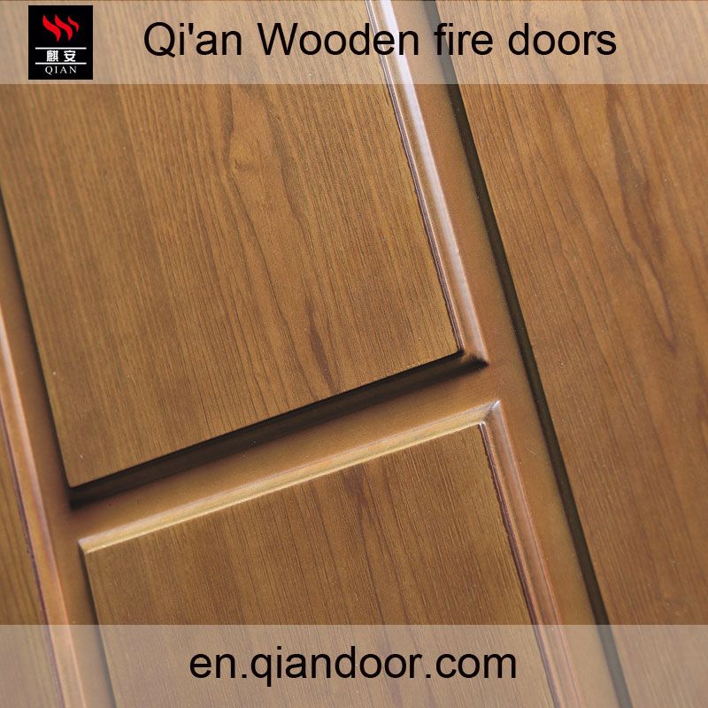 Wooden fire door