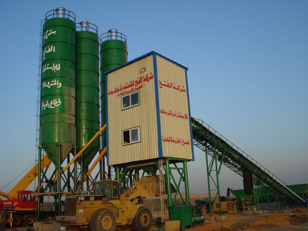 HZS90 Stationary Concrete Batching Plant