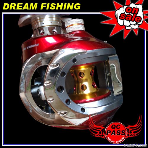 7.0 :1 BAT100 5+1BB Red Bait Casting Reel Fishing reel