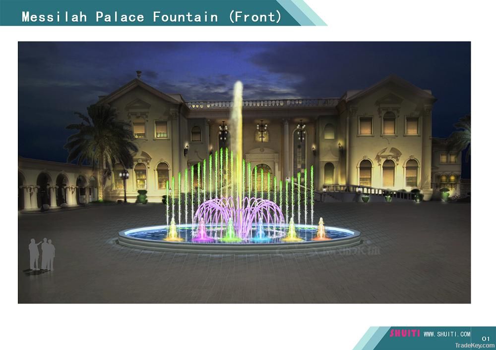 Movable musical fountain